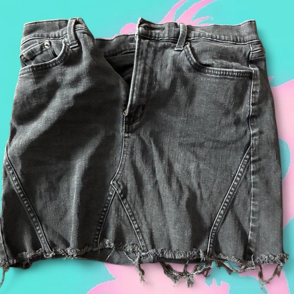 Arizona Jean Company Black Denim Mini Skirt